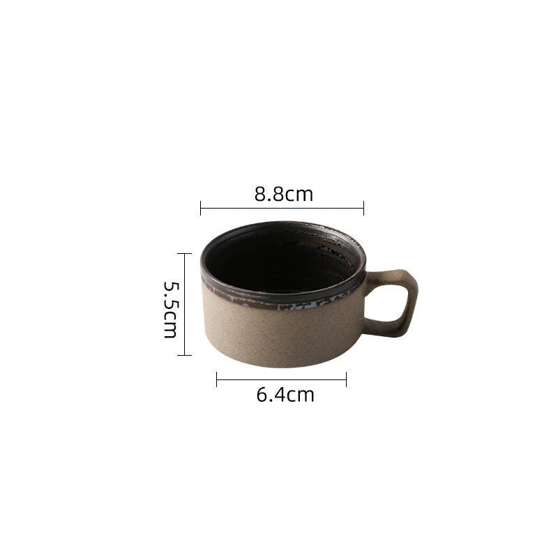 Stoneware Italian Coffee Cup