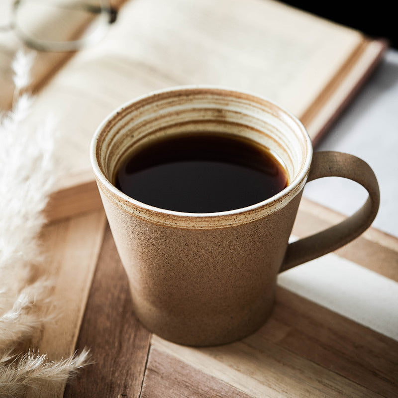 Stoneware Italian Coffee Cup