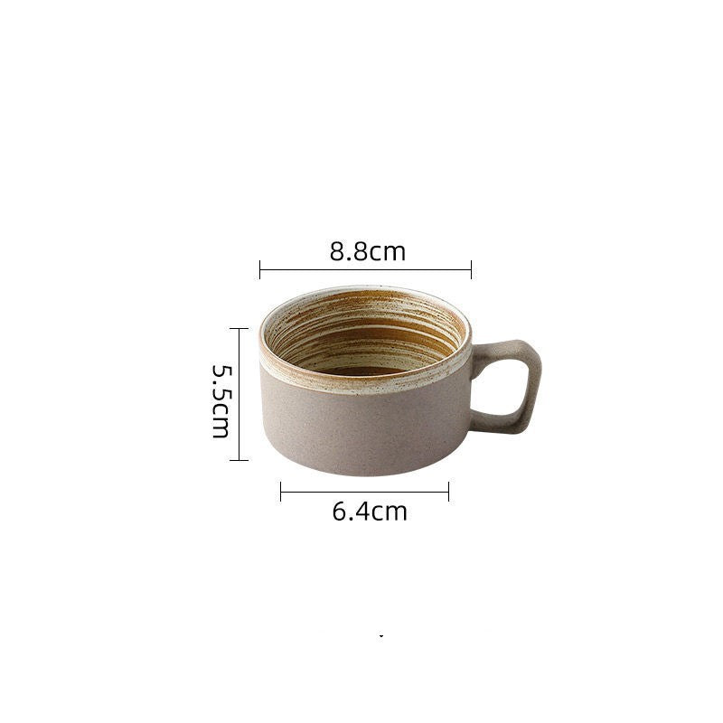 Stoneware Italian Coffee Cup
