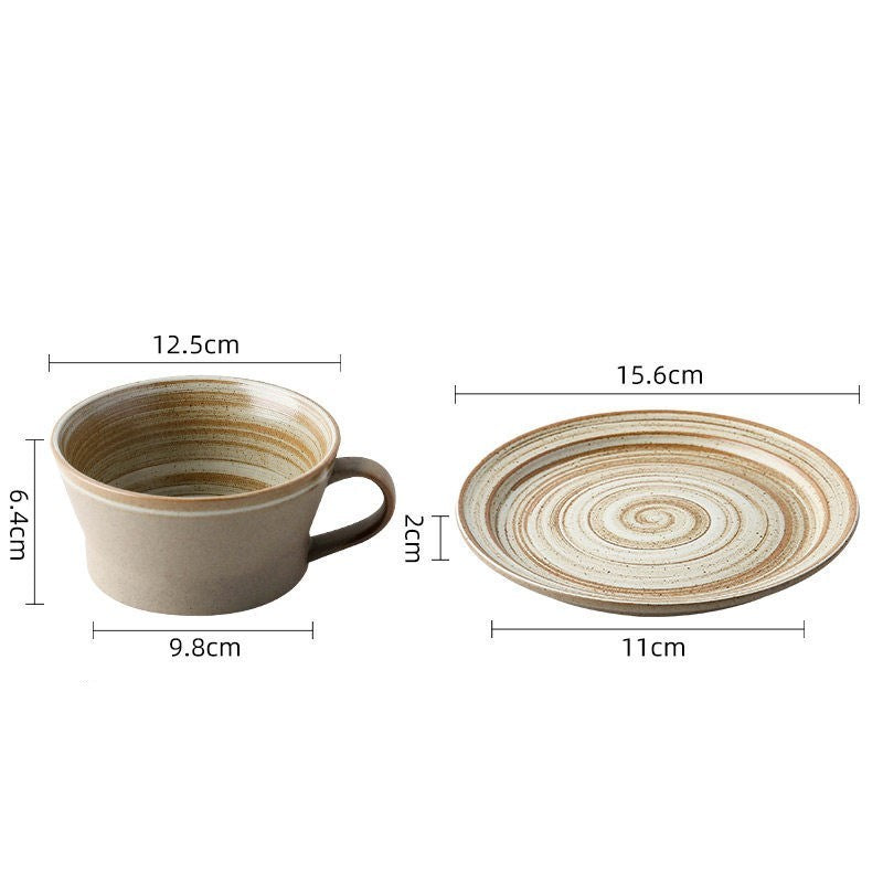 Stoneware Italian Coffee Cup