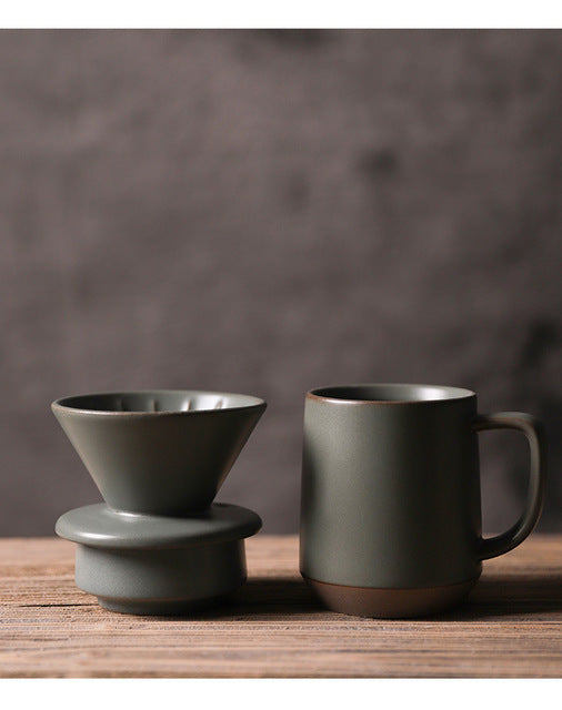 Ceramic Hand Brewed Coffee Filter Cup