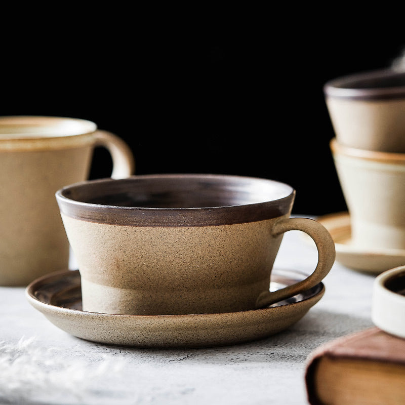 Stoneware Italian Coffee Cup