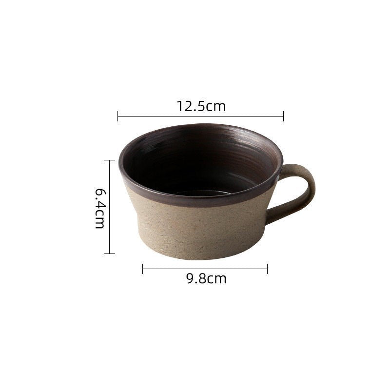 Stoneware Italian Coffee Cup