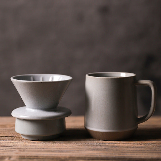 Ceramic Hand Brewed Coffee Filter Cup